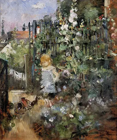 Child in the Rose Garden Berthe Morisot